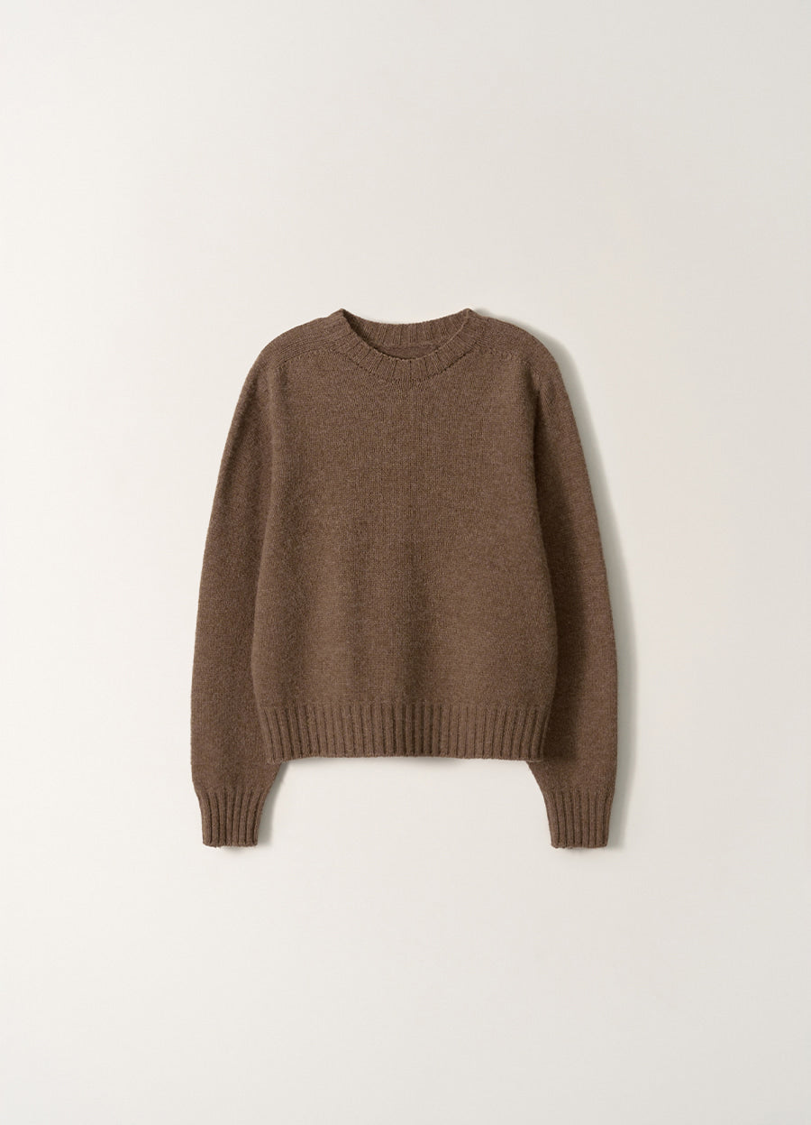Nothing Written Bunny Wool Pullover Knit (Beige)