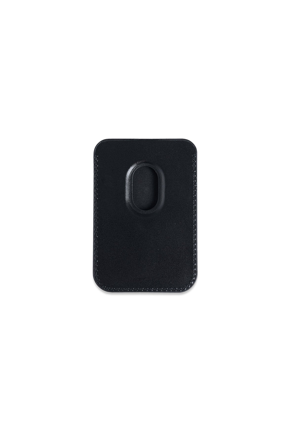 Matinkim Matin All-Over Logo Magnetic Card Wallet IN Black