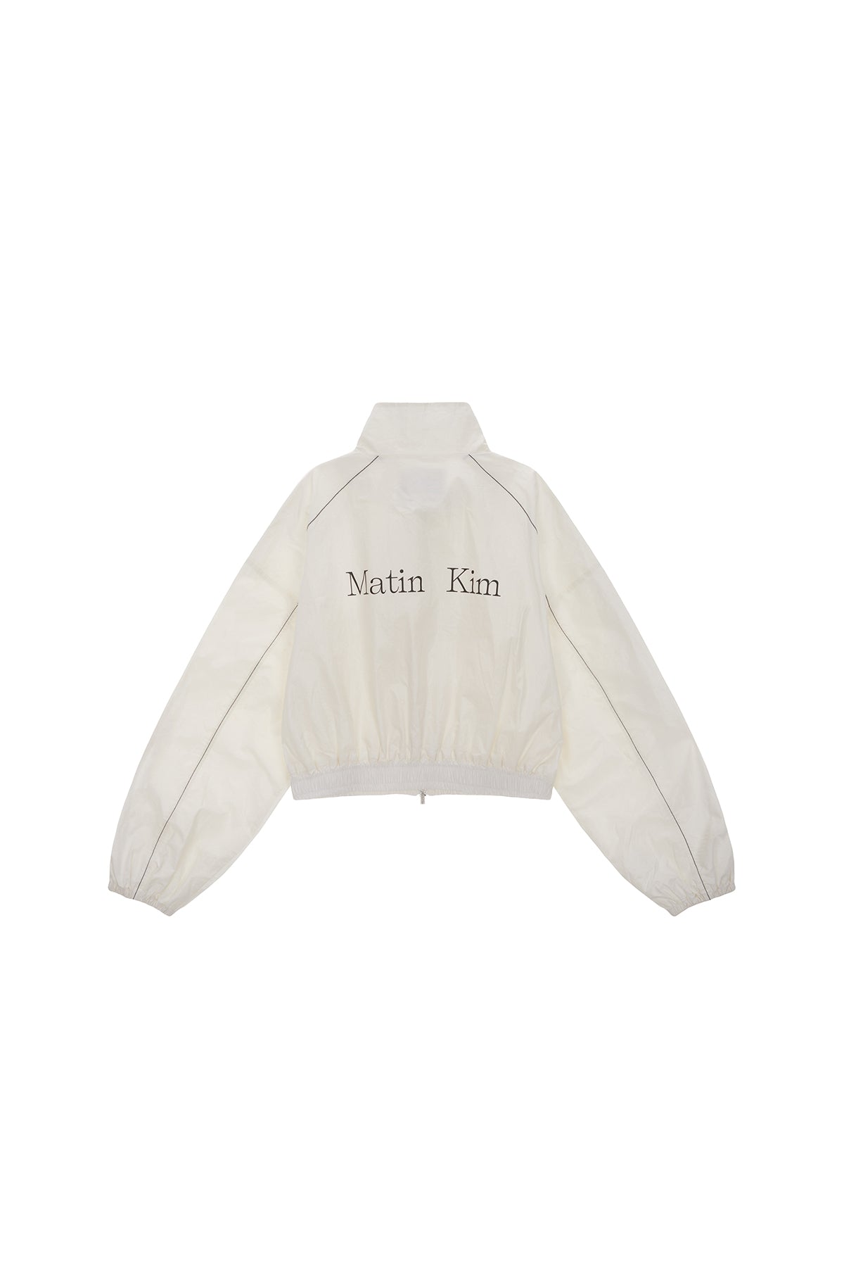 Matinkim Matin Coating Crop Blouson IN Ivory