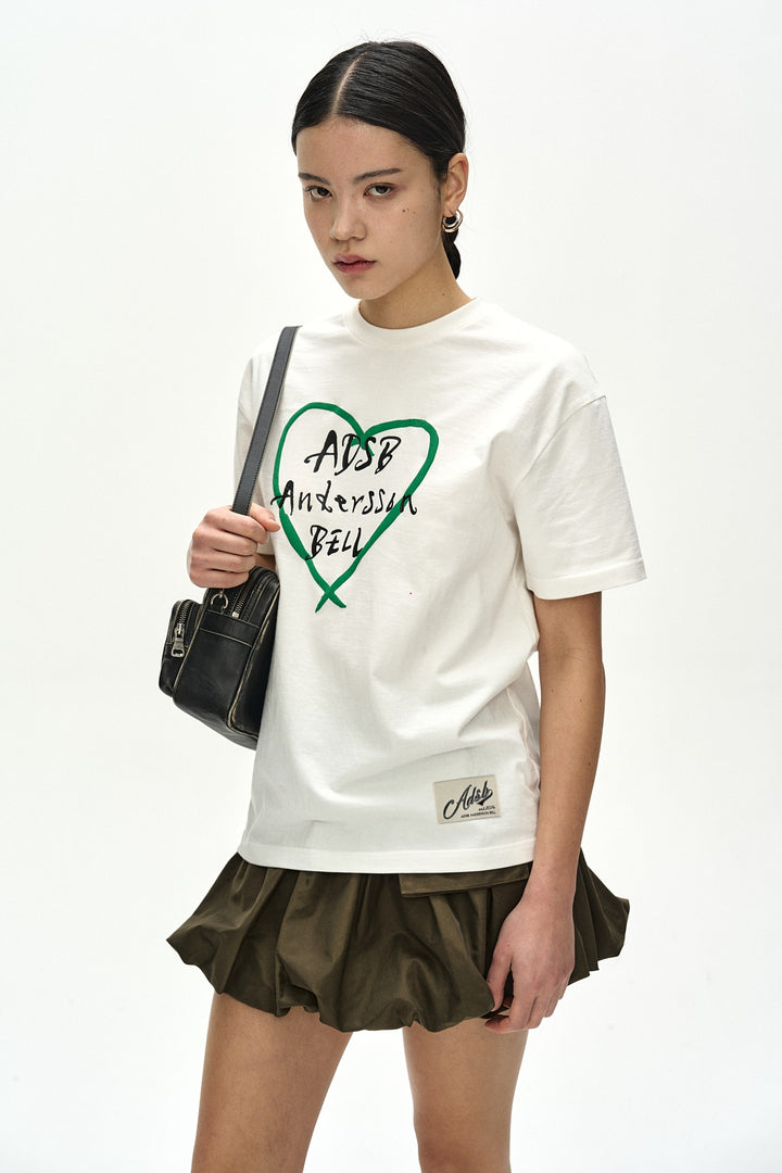 Andersson Bell Unisex Heart Kelly Logo T-Shirt
