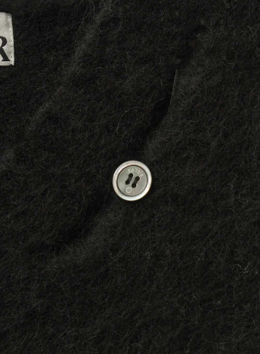 [satur] (W) Essen Two Tone Mohair Blend Knit - Black