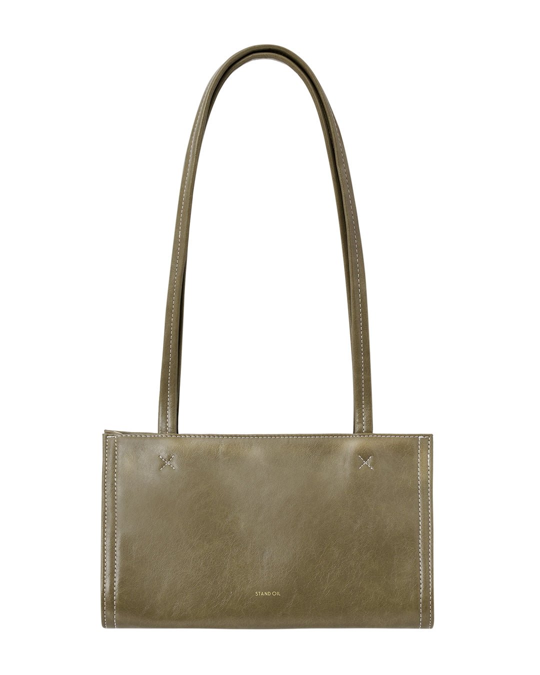 Tiny Oblong Bag in Basil