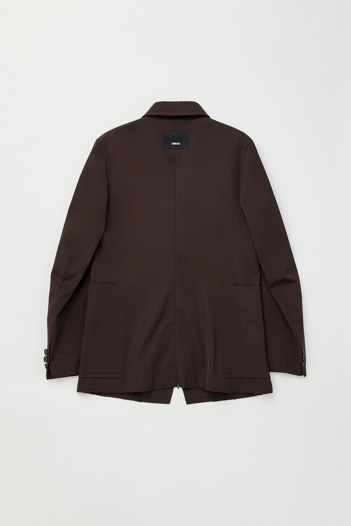 Matinkim Three Button Back Zipper Jacket IN Brown