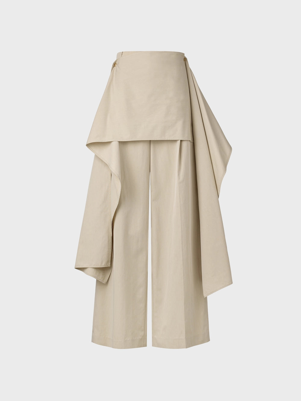 EENK Layered Wrap Pants - Beige