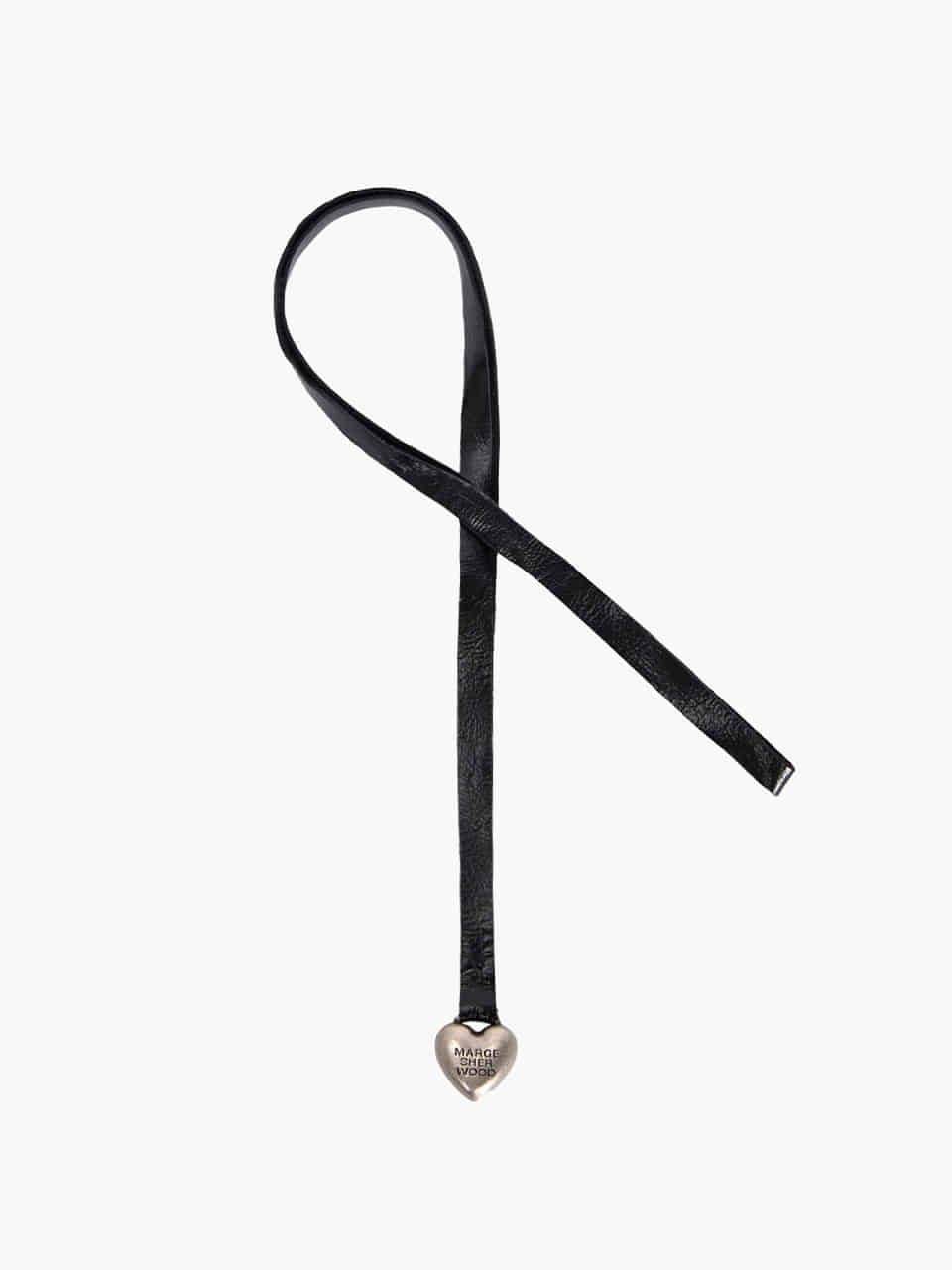 Margesherwood Heart Charm black soft crinkle