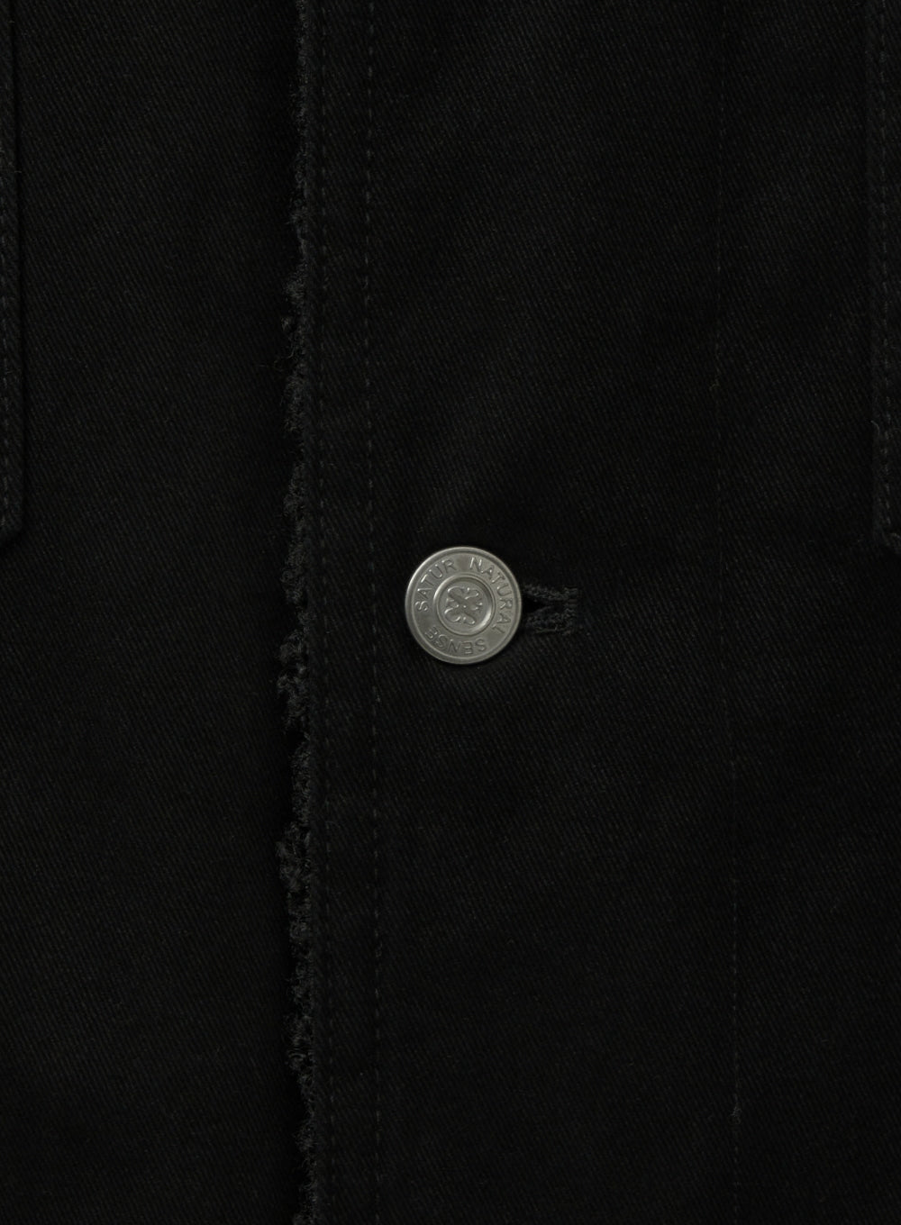 [satur] Maron Trucker Jacket - Black