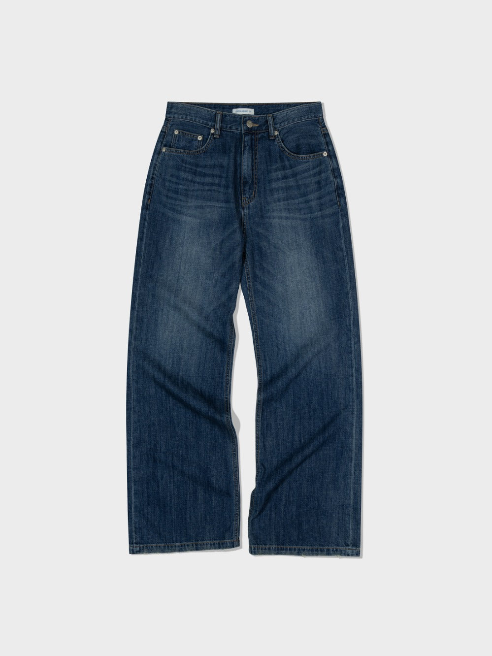Low Classic Airy Relaxed-Fit Jeans - Mid Blue