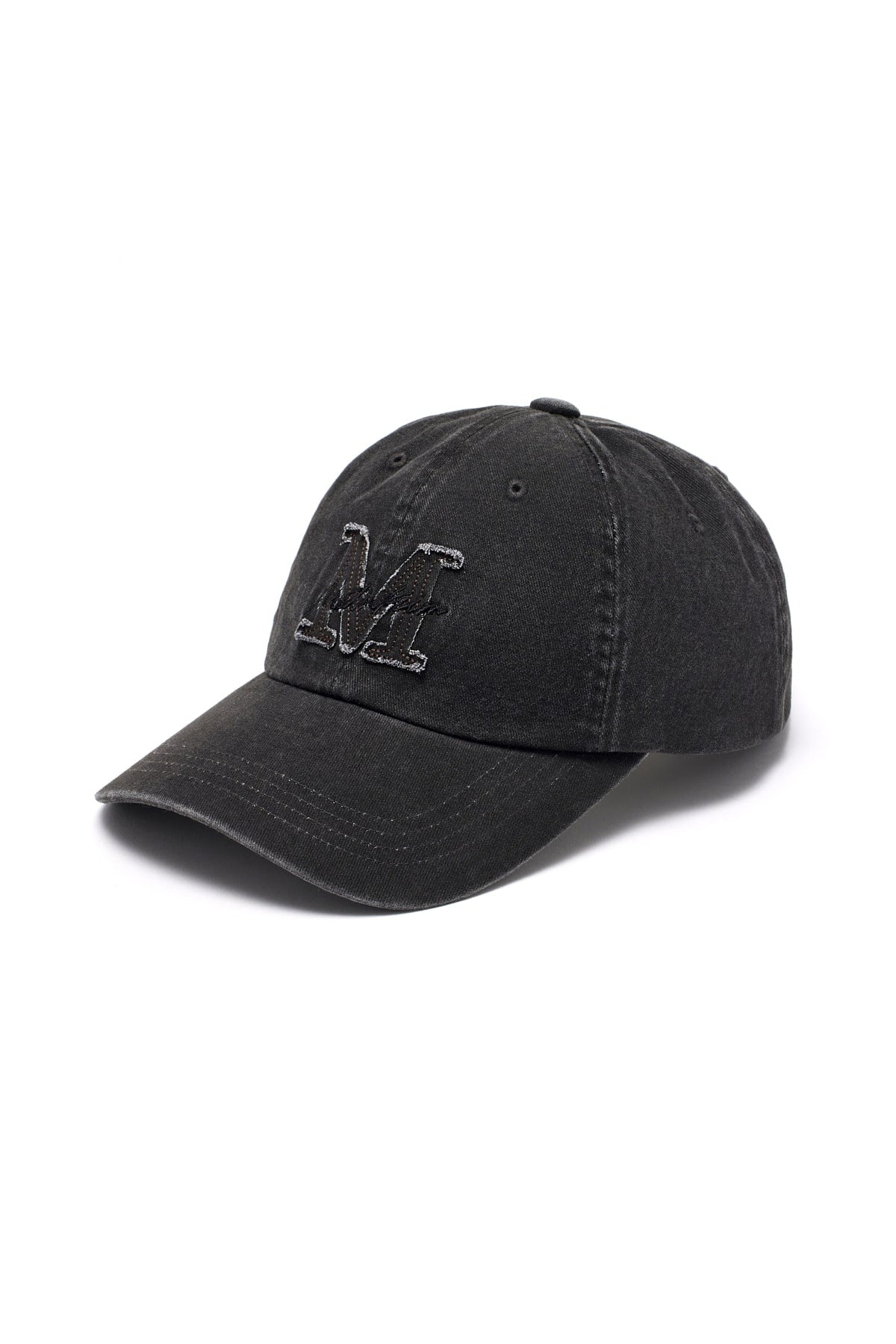 [matinkim] MATIN CURSIVE BALL CAP IN CHARCOAL