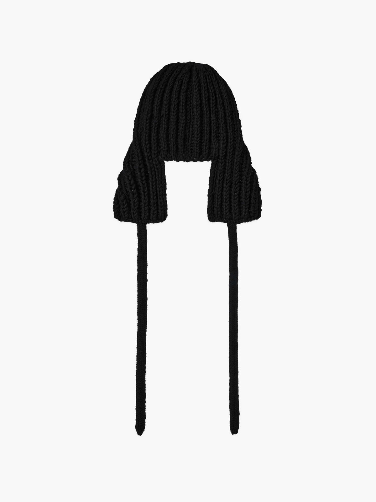 MARGESHERWOOD Handmade Earflap Beanie black