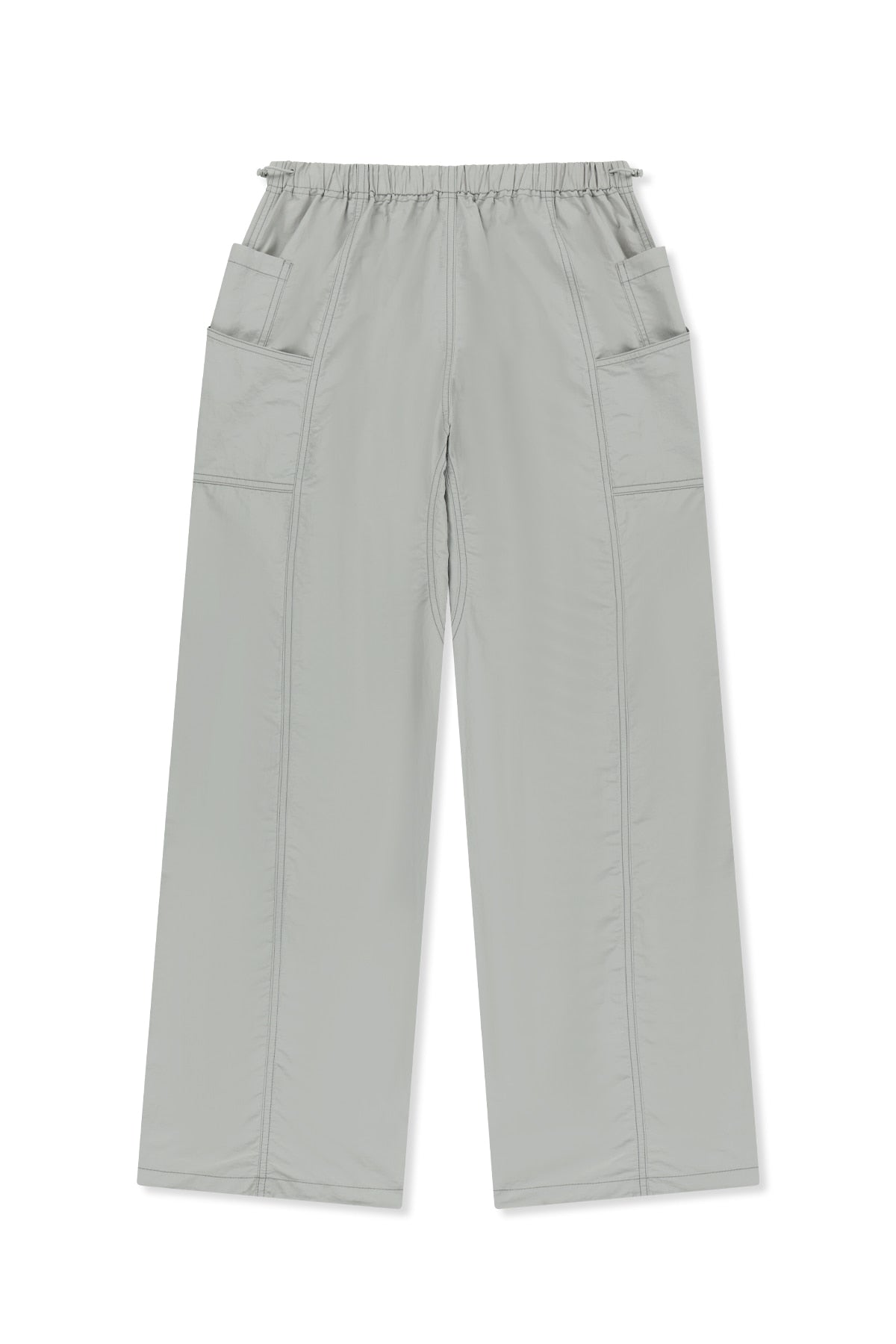 [matinkim] Multi Panel Parachute Pants IN Light Grey