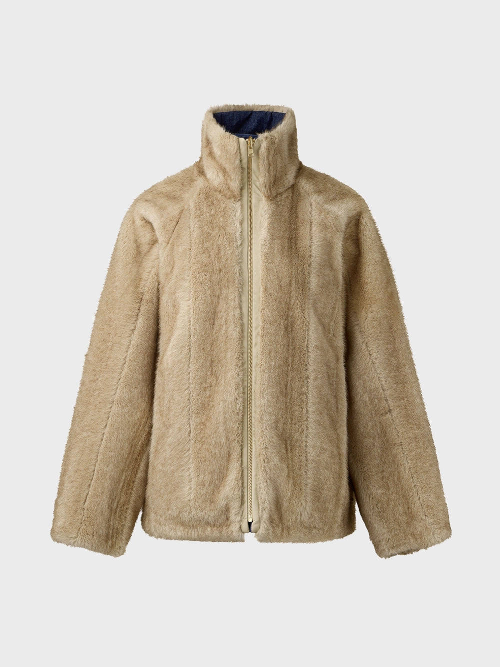 EENK Dual Face Zip-Up Jacket - Navy