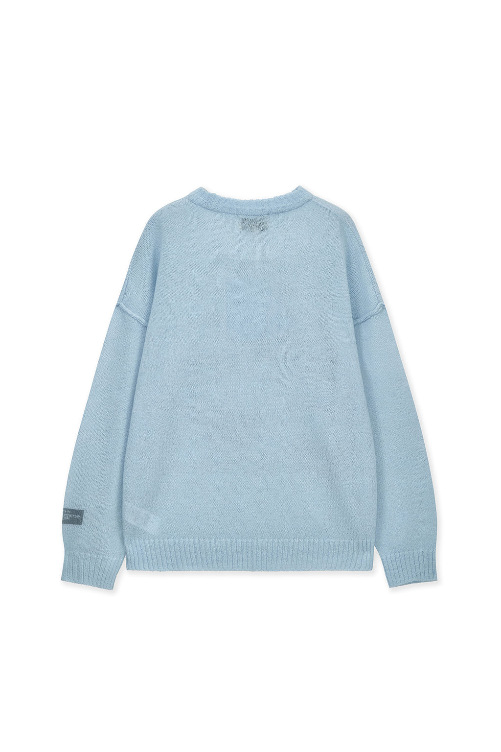 [matinkim] Graffiti Artwork Knit Pullover IN Light Blue