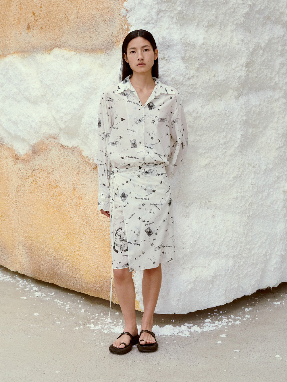 Low Classic Pipe Dream Wrap Skirt Ivory