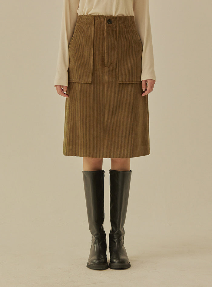 Mango Maniplease Niss Corduroy Skirt