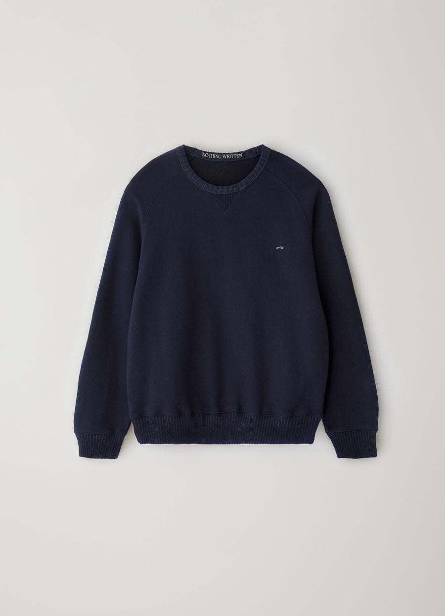 Nothing Written Vintage cotton sweatshirt (Navy)