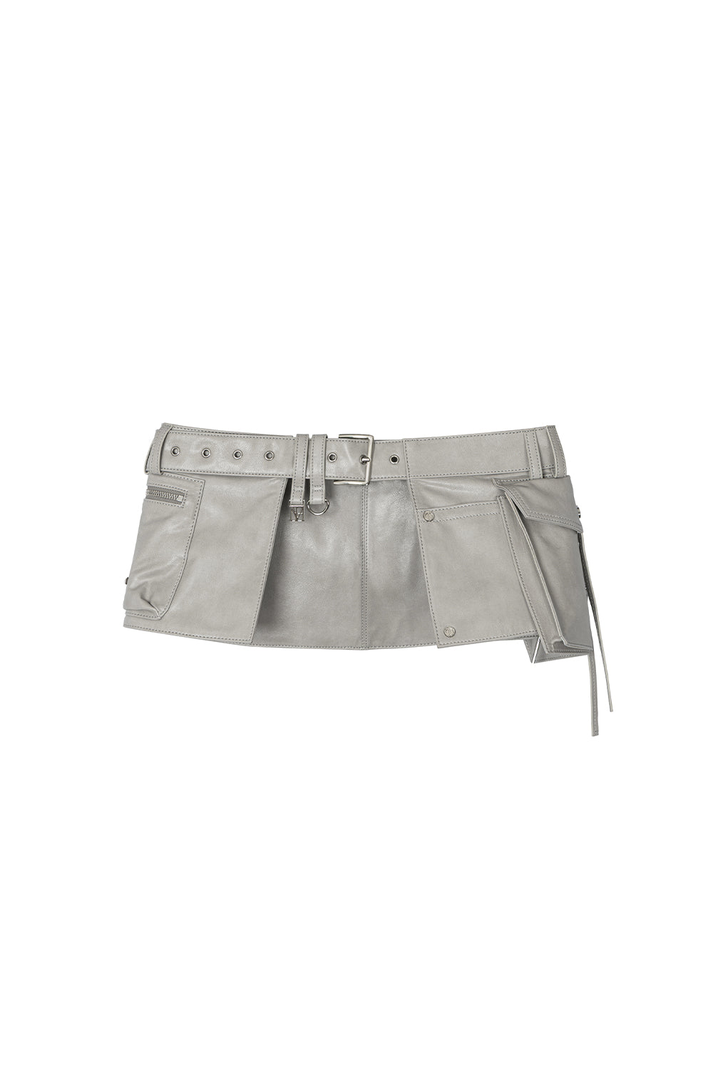Treemingbird Multi-Pocket Waist Belt Light Gray