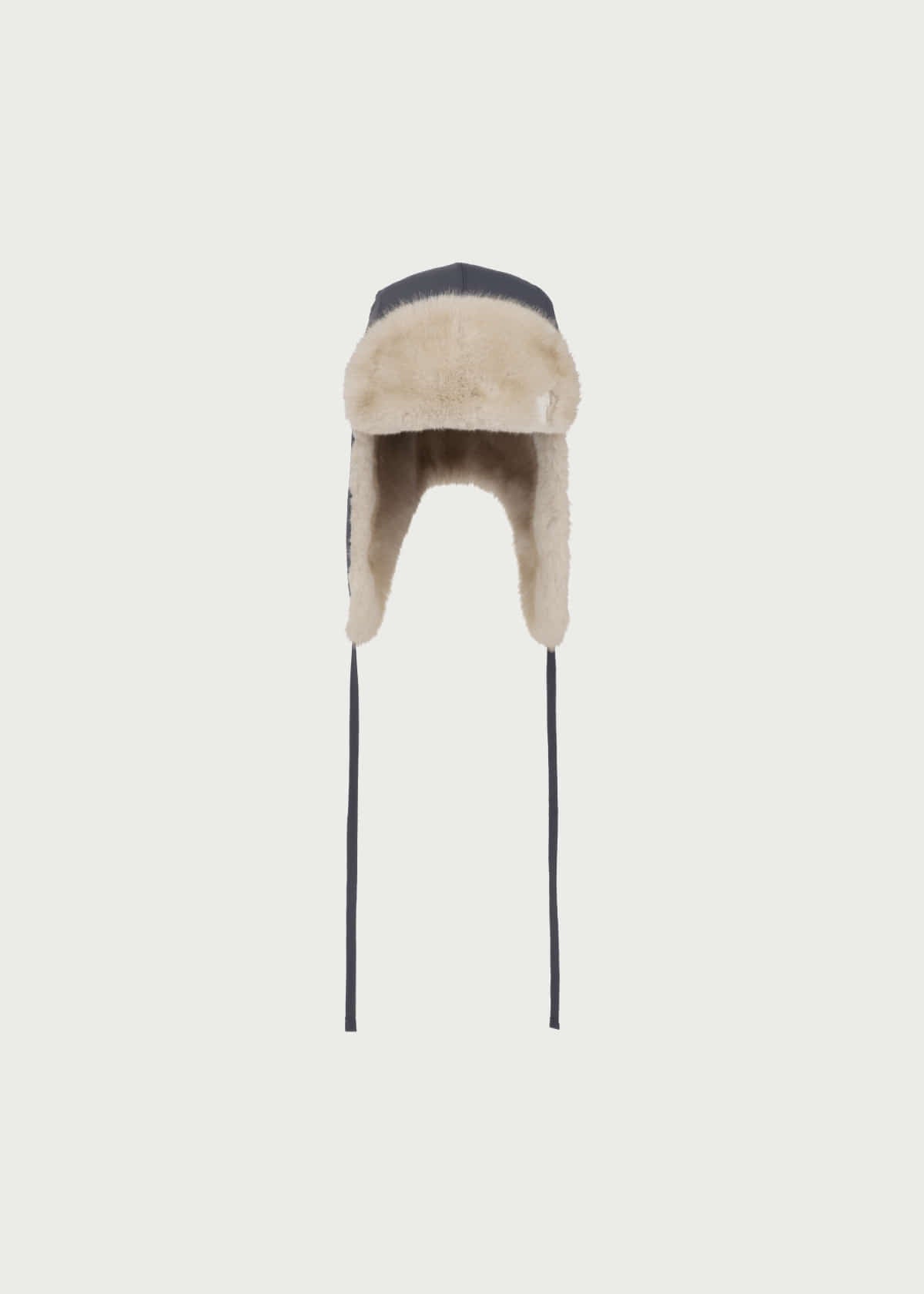 Depound faux fur trapper hat - charcoal