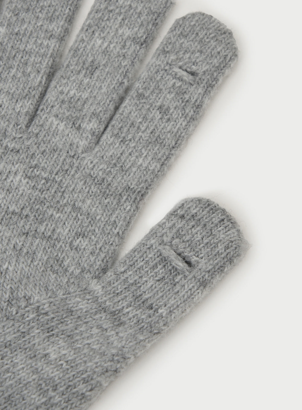 [satur] Verona Knit Gloves - Light Gray