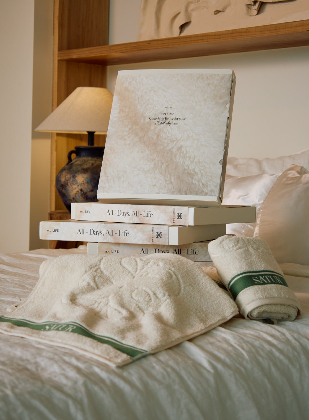 [satur] All day Supima + Towel