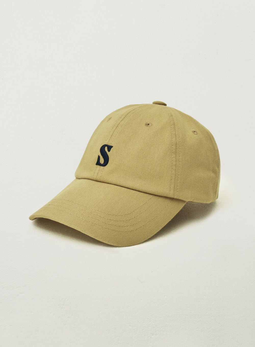 [satur] Classic Small Logo Ball Cap - Beige