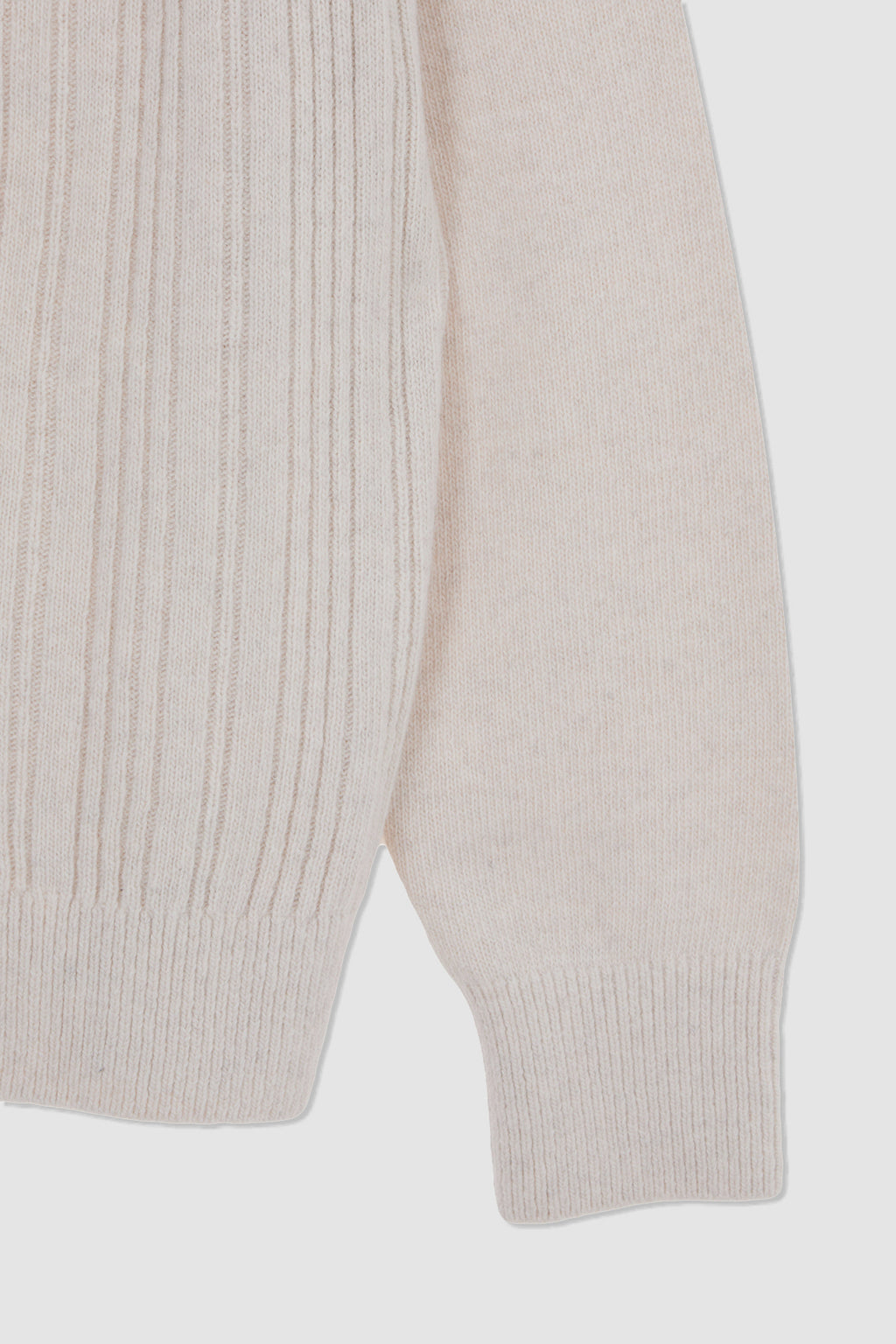 Matinkim Muffler Cardigan IN Light Beige