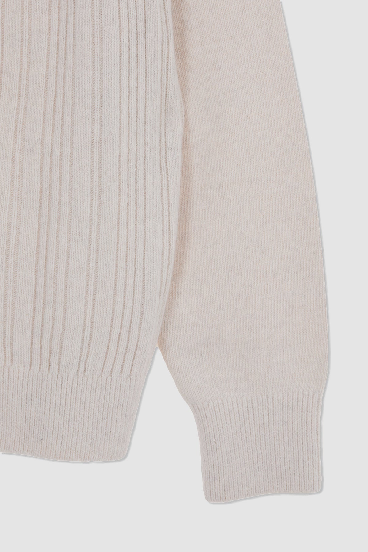 Matinkim Muffler Cardigan IN Light Beige