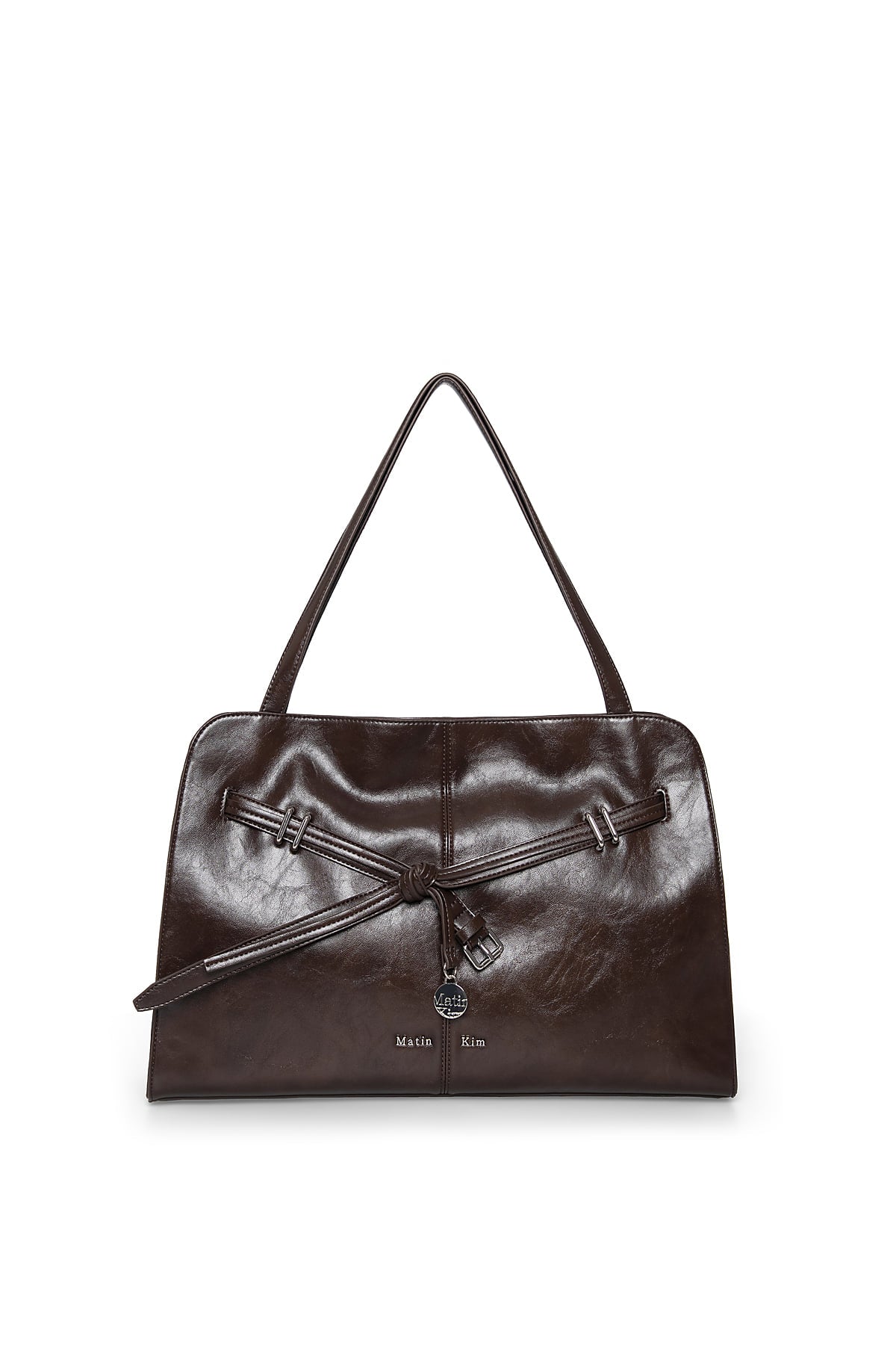 Matinkim Drop Tail Mellow Big Shoulder Bag IN Brown