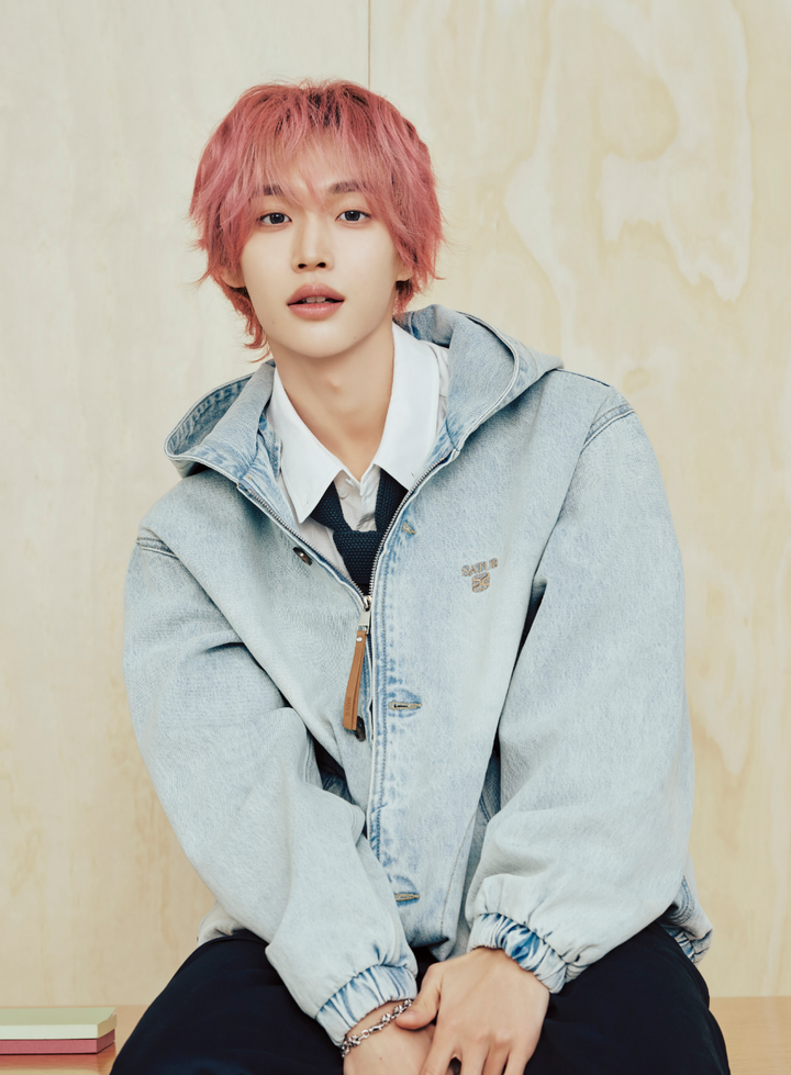 Satur Teo Denim Blouson Jacket - Light Blue