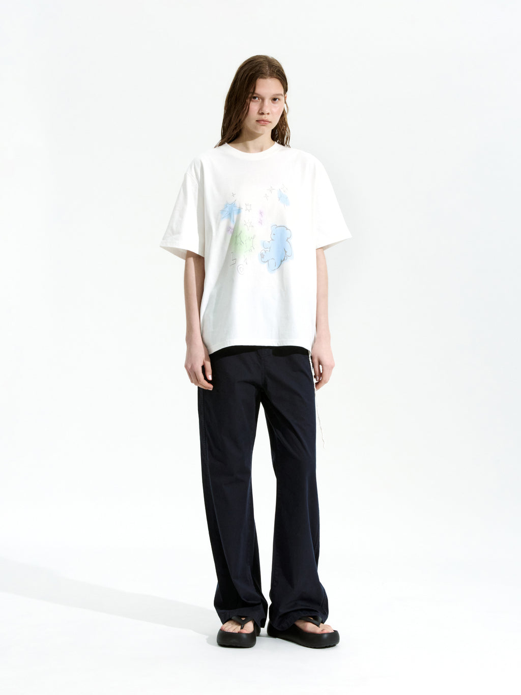 Low Classic Teddy T-Shirt Off White