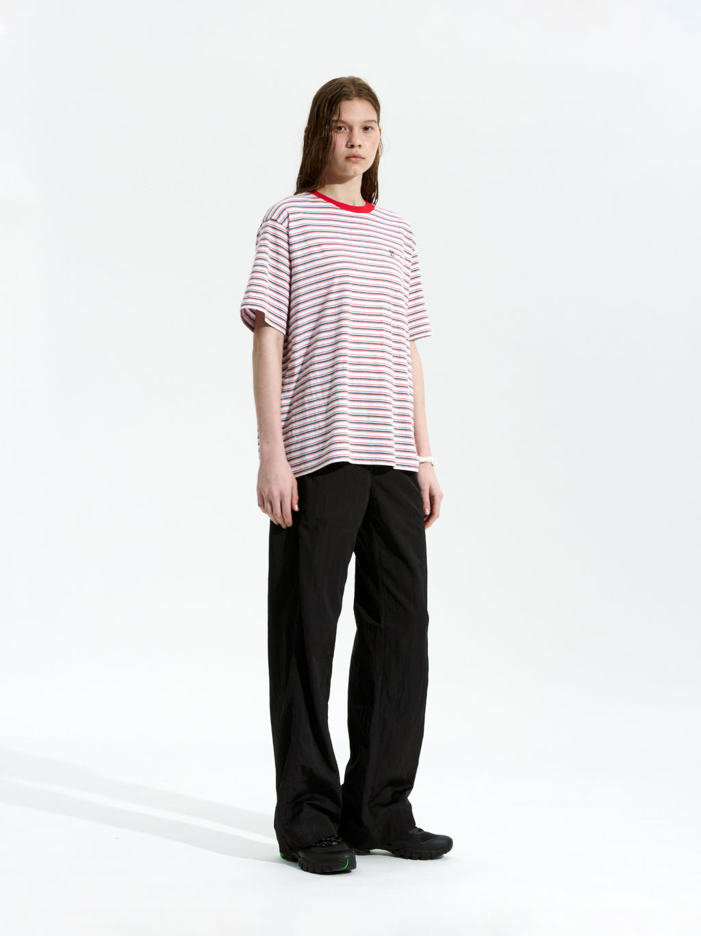 Low Classic Lc Striped Basic T-Shirt Off White
