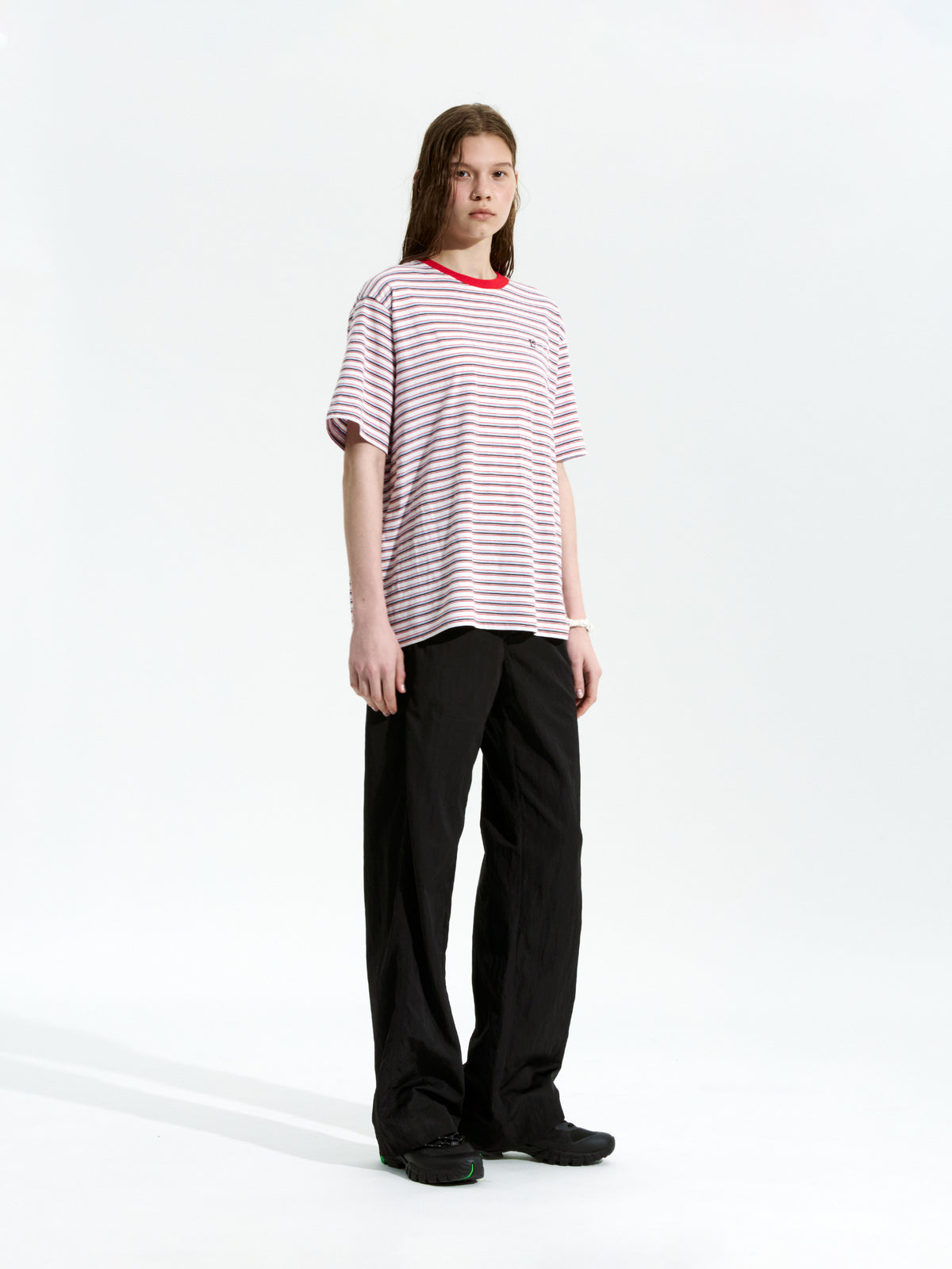 Low Classic Lc Striped Basic T-Shirt Off White