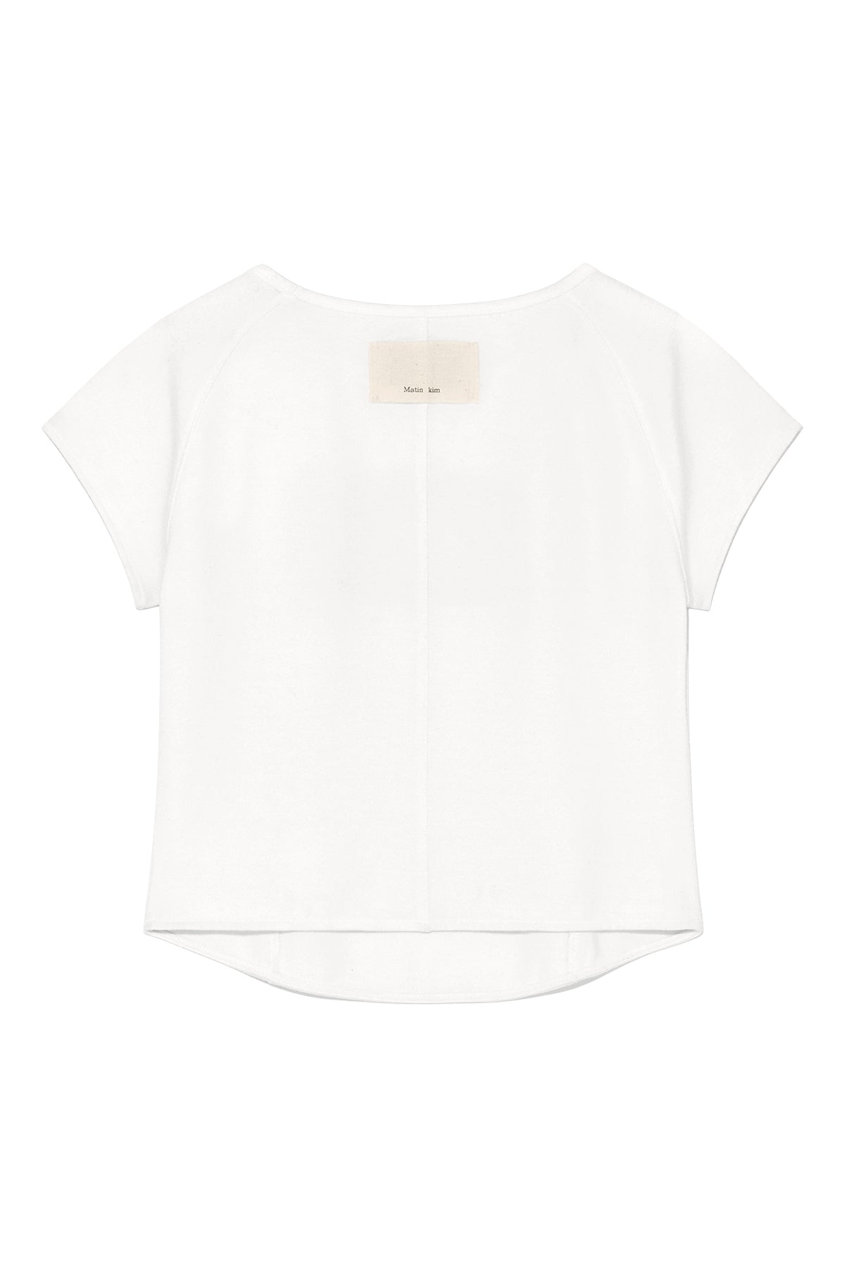 Matinkim Rabbit Printing Raglan Slim Top IN White