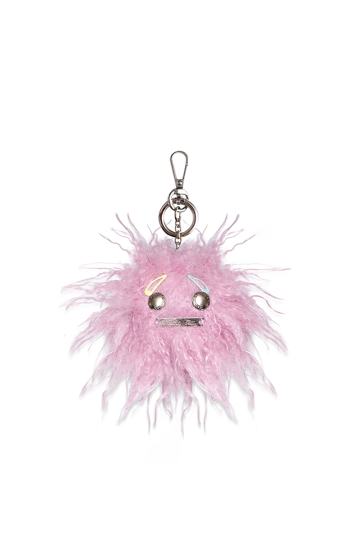 Matinkim Oddball Fur Keyring In Pink