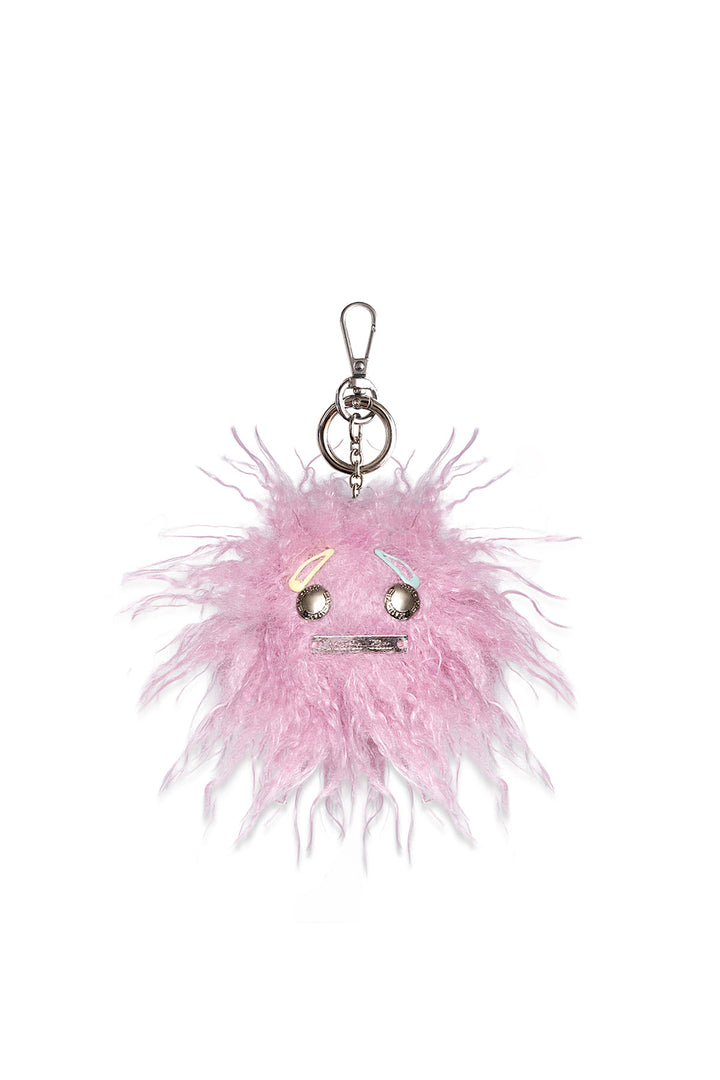 Matinkim Oddball Fur Keyring In Pink