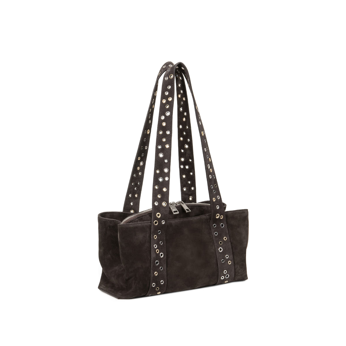 Osoi Shell Duffel Mini Suede Mocha Eyelets