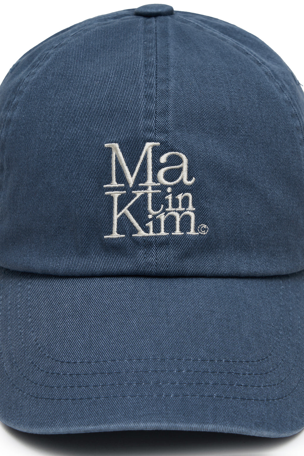 Matinkim Matin Kim Matin Block Logo Ball Cap IN Smoke Blue