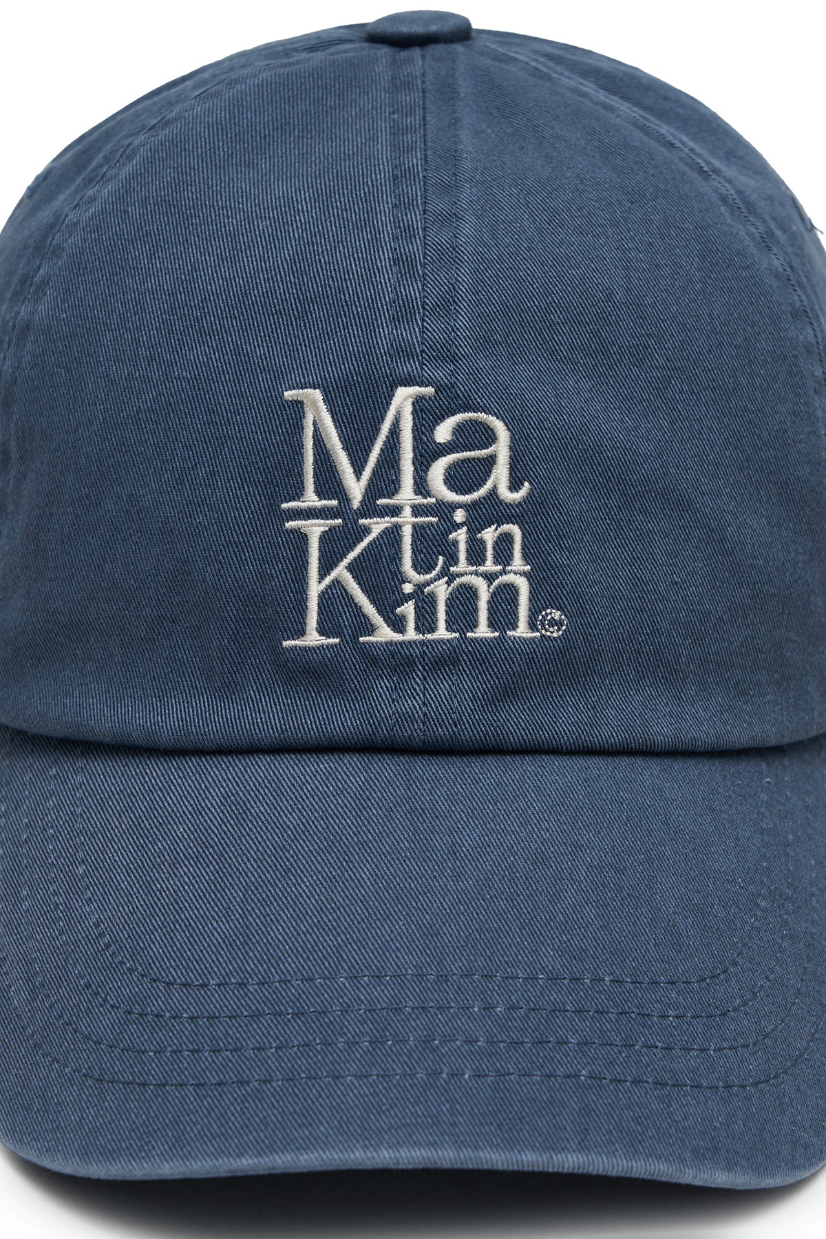 Matinkim Matin Kim Matin Block Logo Ball Cap IN Smoke Blue