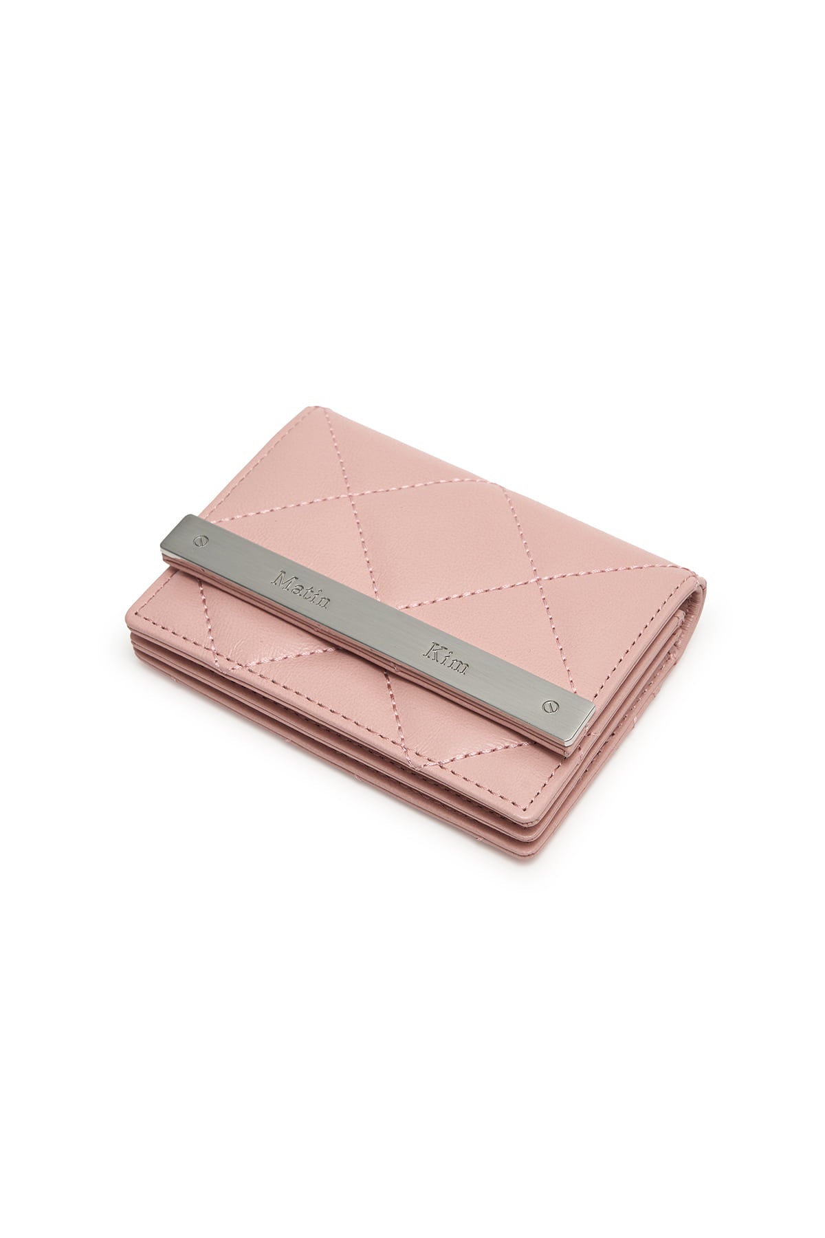 Matinkim Puff Quilt Wallet IN Pink