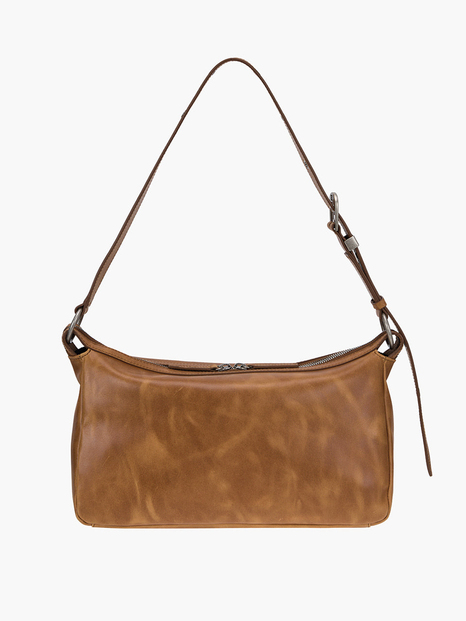Margesherwood Outpocket Hobo saddle brown pull-up