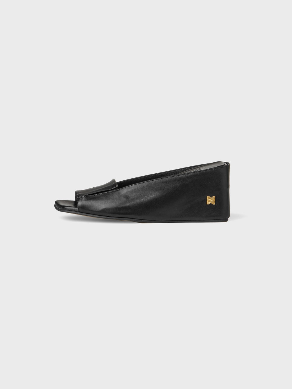 EENK Folded Wedge Heels - Black