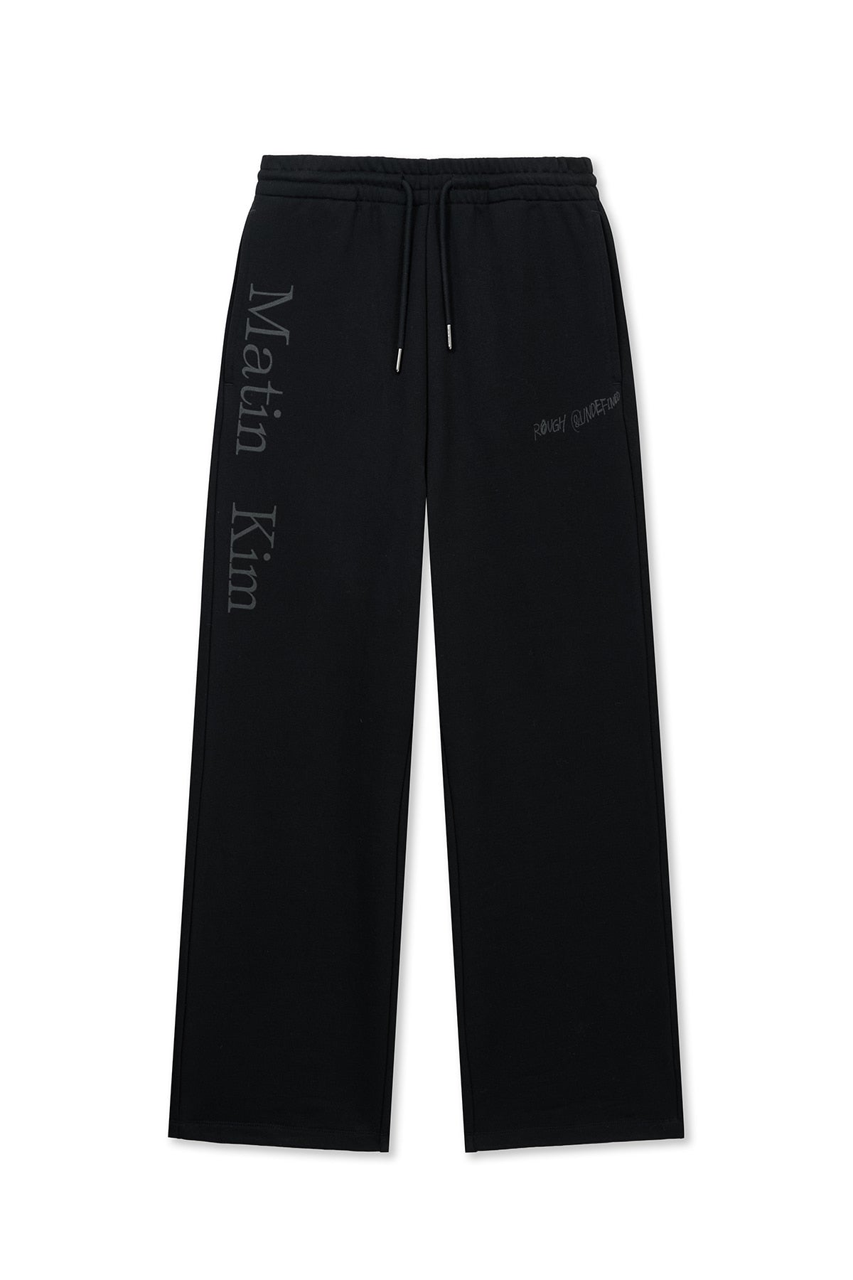 [matinkim] ESSENTIAL LOGO SWEATPANTS IN BLACK