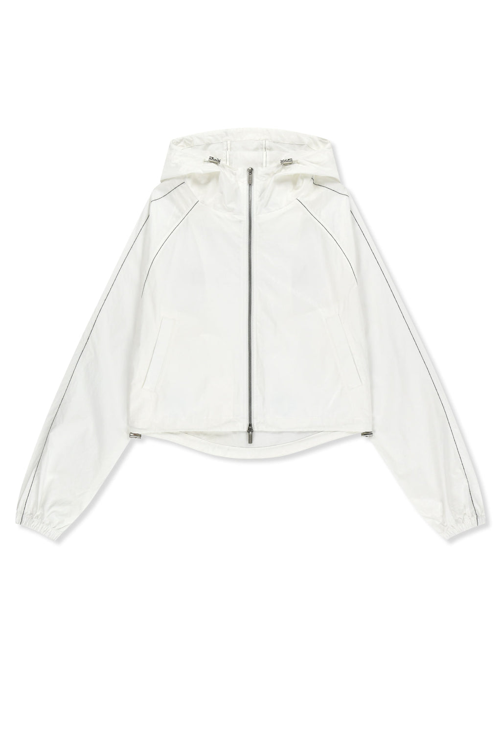 Matinkim Matin Crop Hoody Coating Jumper IN White