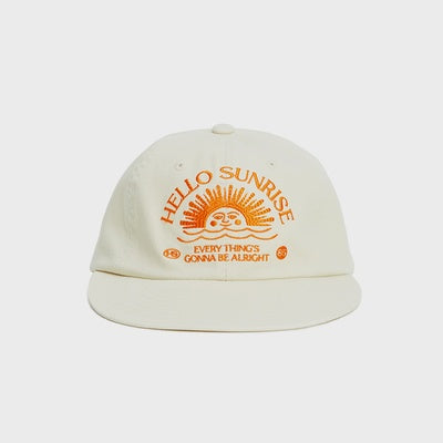 HS Arch Logo 6panel Cap (Cream Soup Ivory)