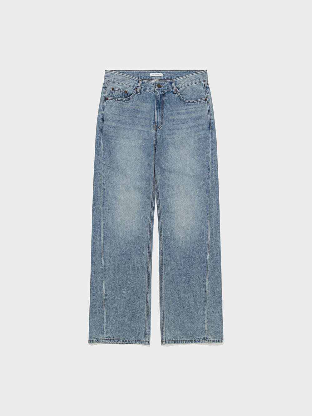 Low Classic Mid-Rise Roll-Up Jeans Light Blue