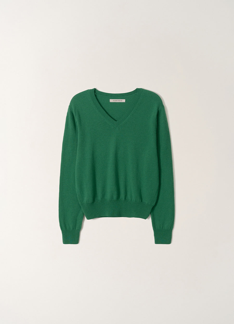 Nothing Written Minty v-neck pullover (Green)