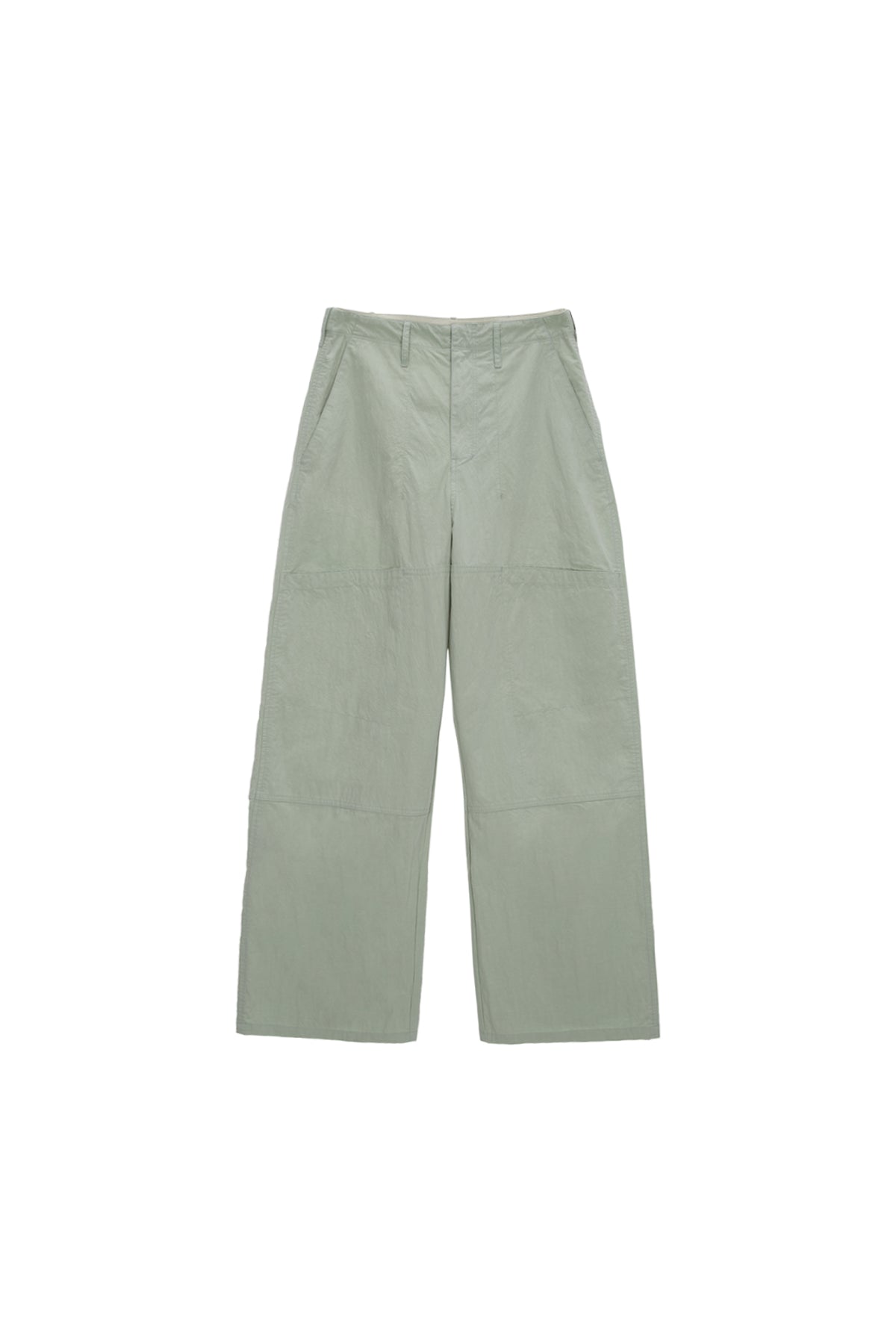 Matinkim Button Roll UP Double Knee Pants For Men IN Mint