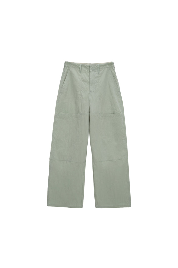 Matinkim Button Roll UP Double Knee Pants For Men IN Mint