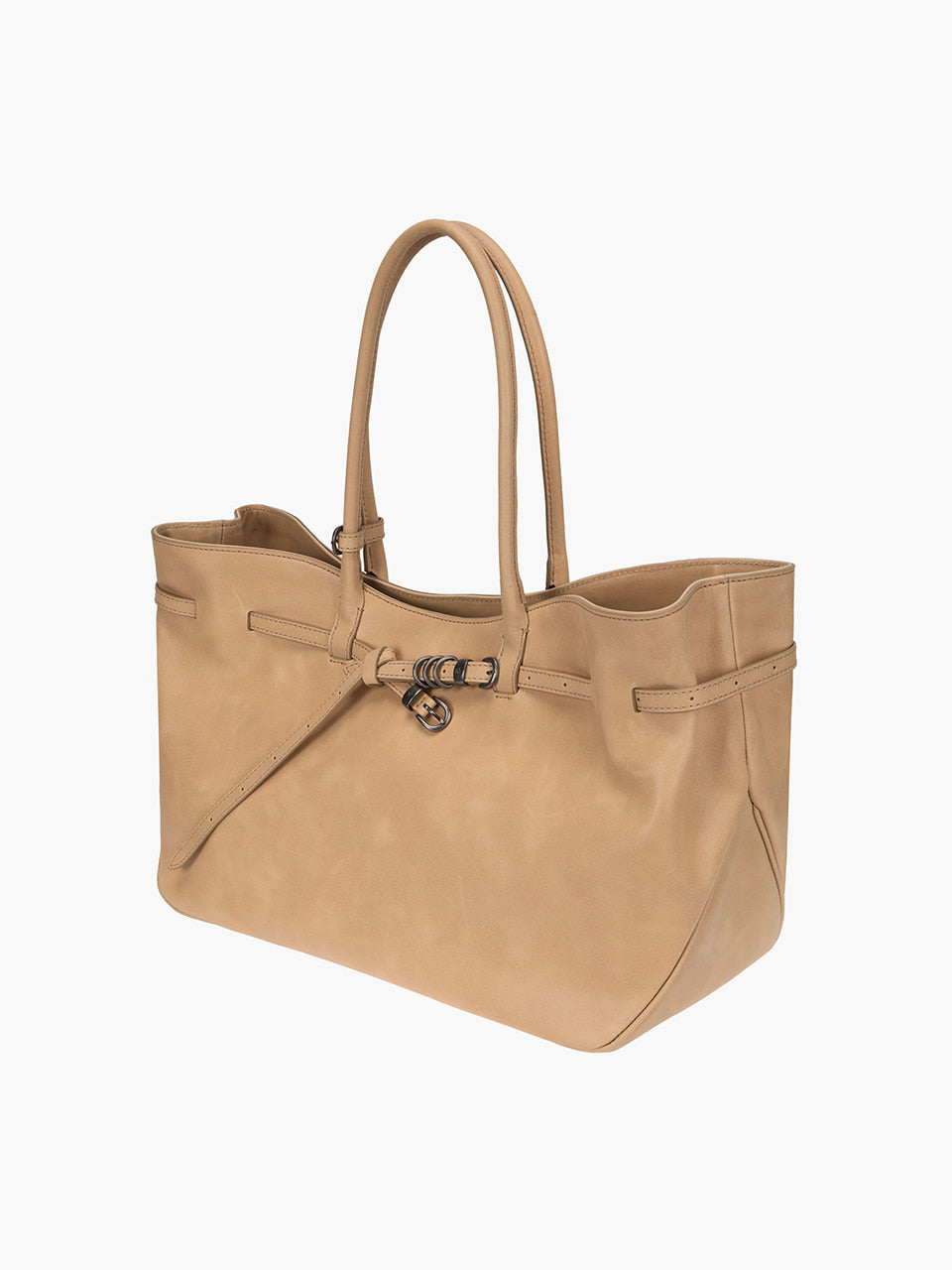 Margesherwood Grandma Used Bag Large french beige pull-up