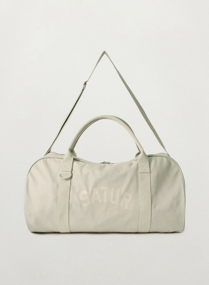 Satur Canvas Big Duffle Bag - Light Khaki