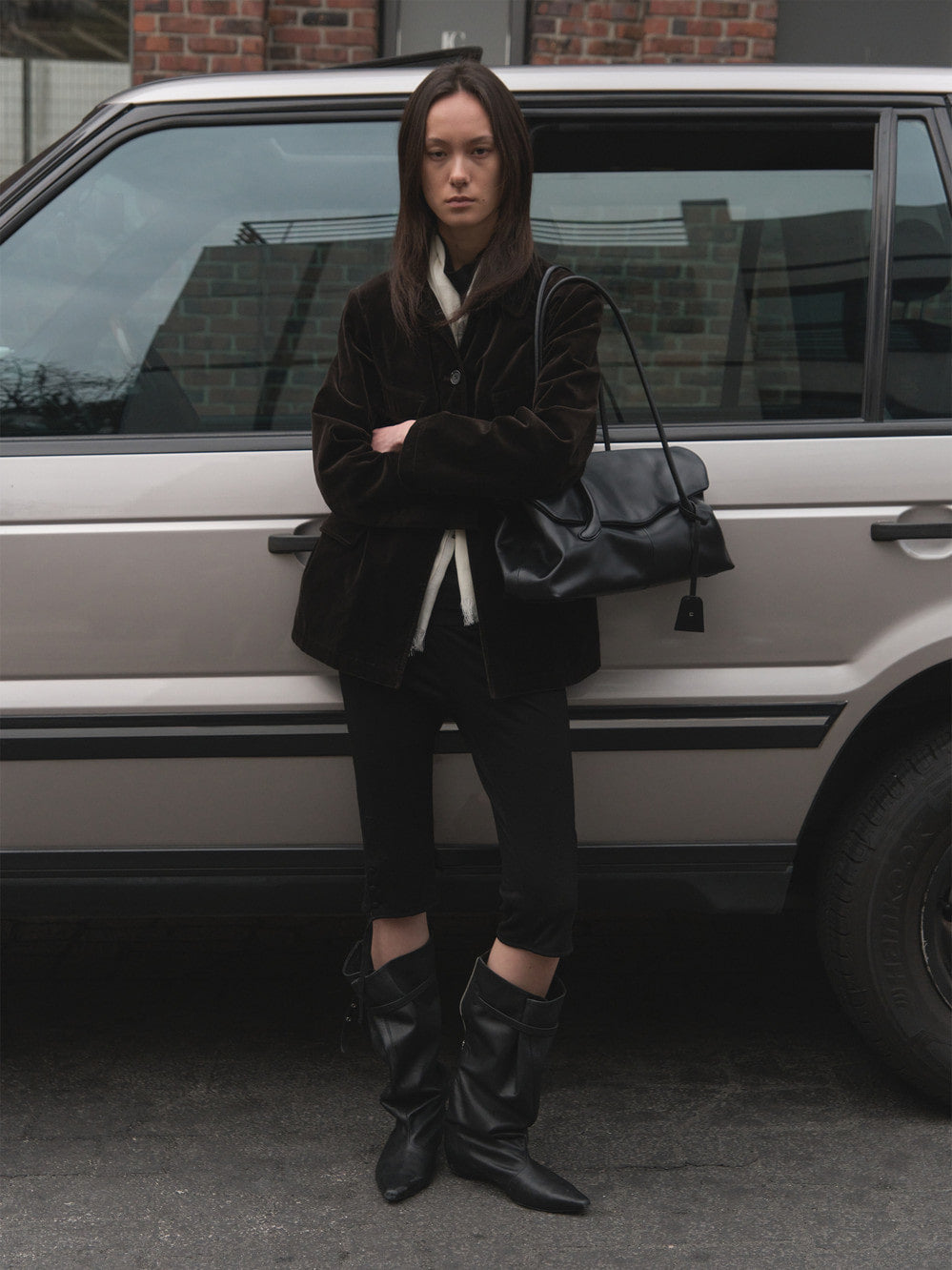Low Classic Classic Velvet Jacket Brown